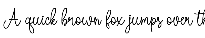 Preview of Alisiya Regular font