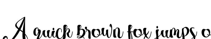 Preview of Alista Regular font