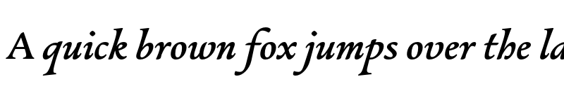 Preview of Alize Demi font