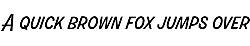 Preview of Alkaline Caps Demi font