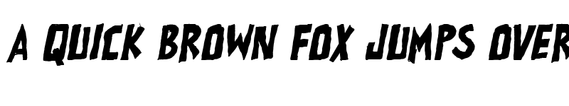 Preview of all exes must die! Bold Italic font