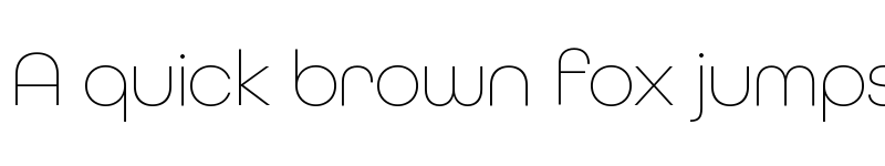 Preview of All Round Gothic W01 XLig Regular font