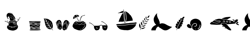 Preview of All Season Ornaments Regular font