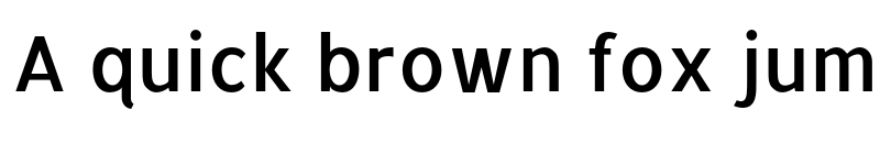 Preview of Allerta Medium font