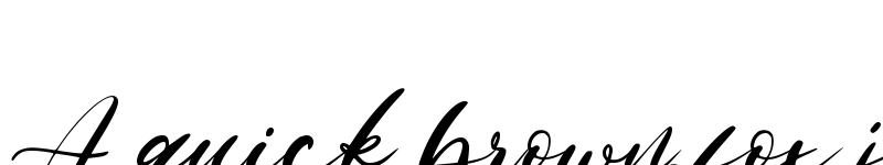 Preview of Allessa Curly Regular font