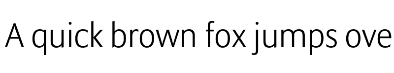 Preview of Allianz Sans Light font