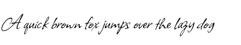 Preview of Allison Regular font