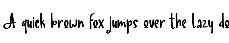 Preview of Allista Regular font