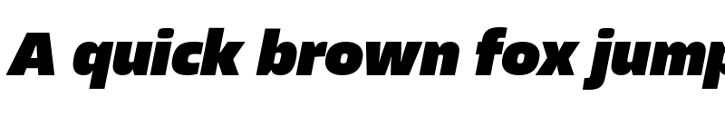 Preview of Allotrope Black Italic font