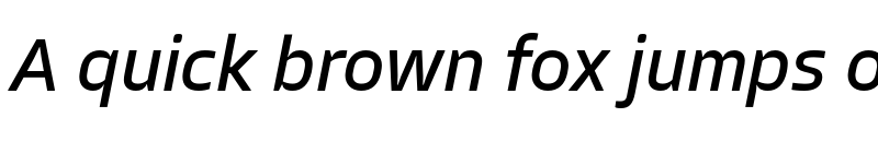 Preview of Allotrope Italic font