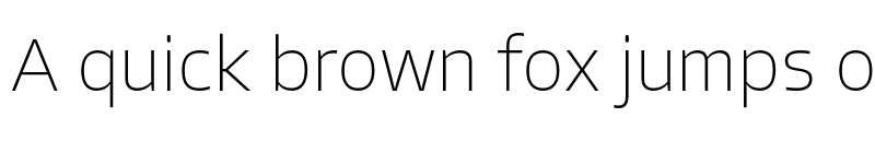 Preview of Allotrope UltraLight font