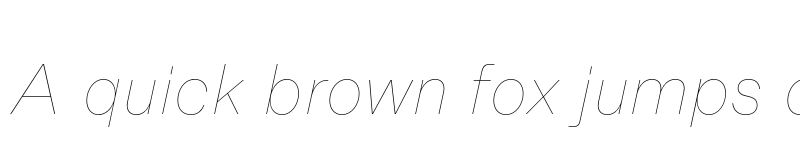 Preview of Allrounder Grotesk Test Air Italic font