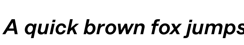 Preview of Allrounder Grotesk Test Bold Italic font