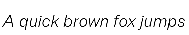 Preview of Allrounder Grotesk Test Book Italic font