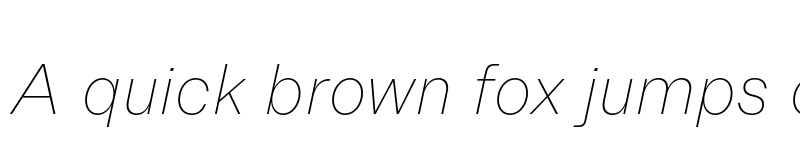 Preview of Allrounder Grotesk Test Extra Light Italic font