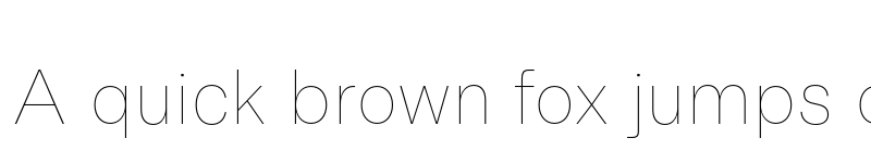 Preview of Allrounder Grotesk Test Thin font