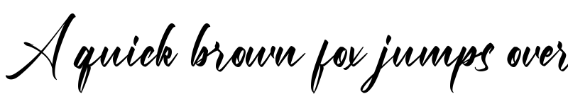 Preview of Allston Demo Regular font