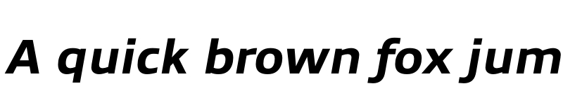 Preview of Allumi Std ExtraBold Italic font