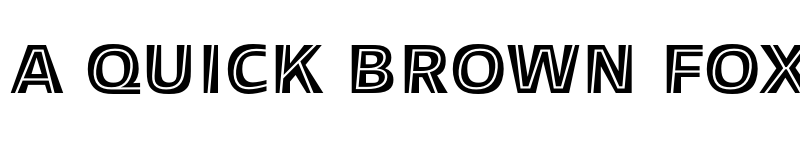 Preview of Allumi Std Inline Black 24 A font