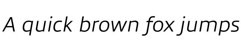 Preview of Allumi Std Light Italic font