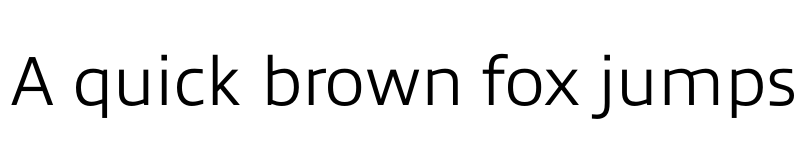 Preview of Allumi Std Light font