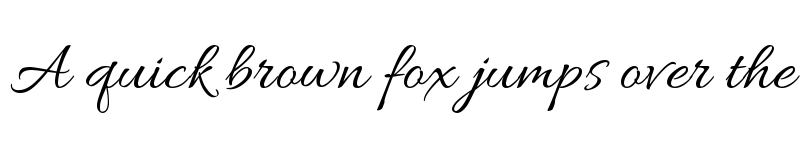 Preview of Allura Regular font