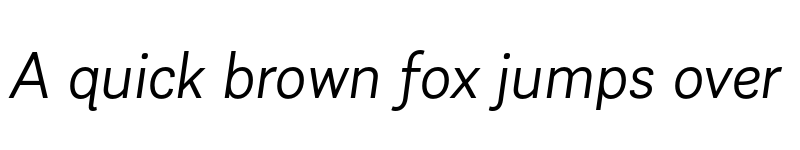 Preview of Almanach Light Italic font