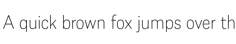 Preview of Almanach Thin font