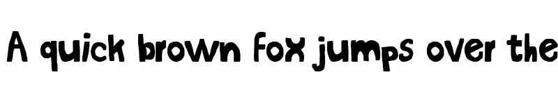 Preview of Almod?bar Regular font