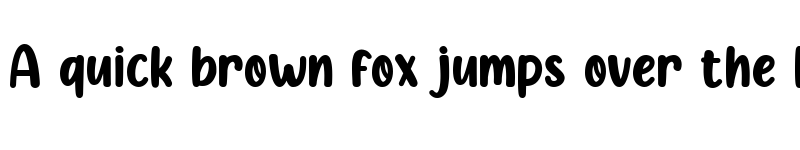 Preview of Almond Nougat Regular font