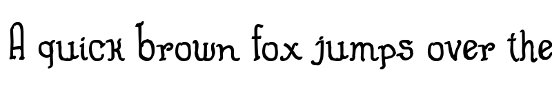 Preview of Almost Cartoon Bold font