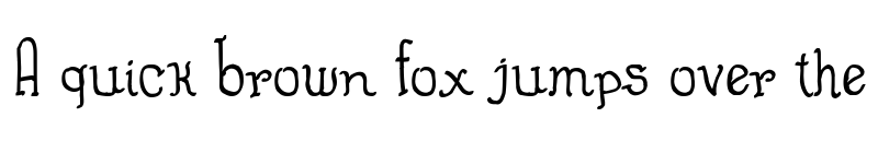 Preview of Almost Cartoon Regular font