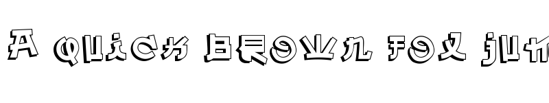 Preview of Almost Japanese Comic Regular font