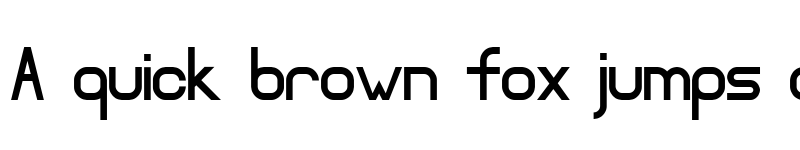 Preview of Almost Serious Accent Regular font