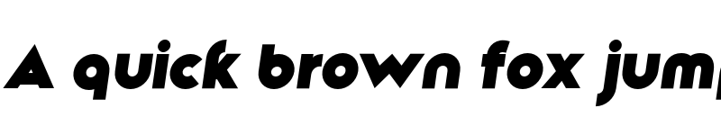 Preview of Along Sans s2 HeavyItalic font