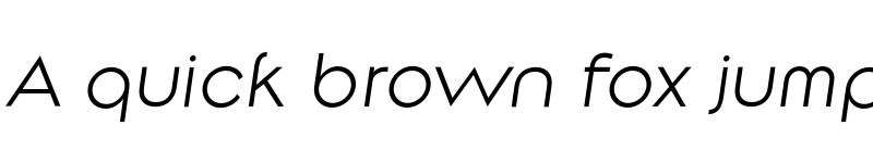 Preview of Along Sans s2 LightItalic font