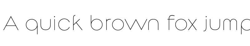 Preview of Along Sans s2 Thin font