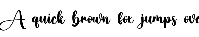 Preview of Alove Regular font