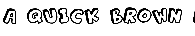 Preview of Alphabet Souplings Regular font