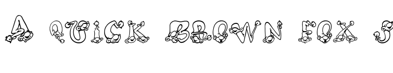 Preview of AlphaElfin Regular font