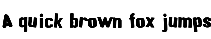 Preview of AlphaFridgeMagnets Regular font