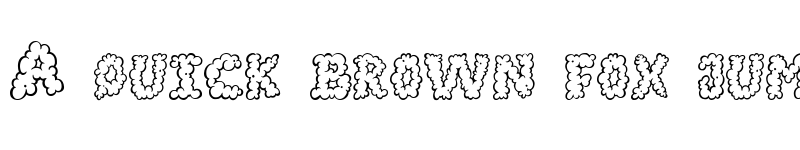 Preview of AlphaSmoke Regular font