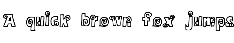 Preview of Alphasnail Alphasnail font