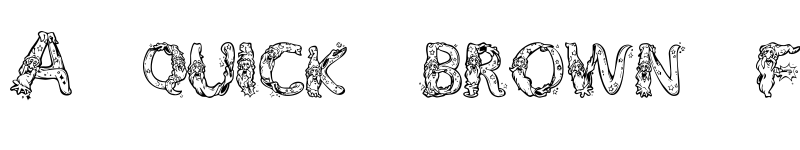 Preview of AlphaWizard Regular font