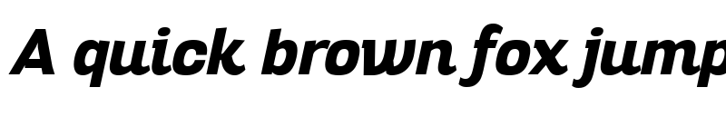 Preview of Altair ExtraBold Italic font