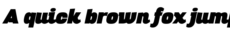 Preview of Altair Ultra Italic font