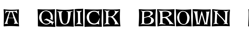 Preview of Alte Caps Regular font