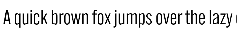 Preview of Alternate Gothic ATF Book font