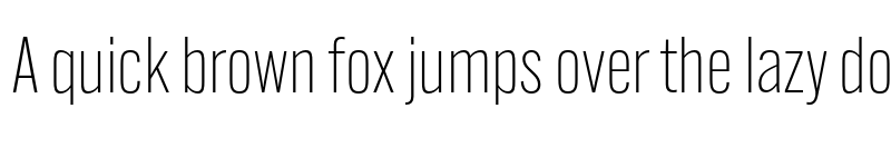 Preview of Alternate Gothic ATF Light font