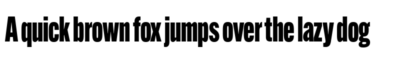 Preview of Alternate Gothic Compressed ATF Black font